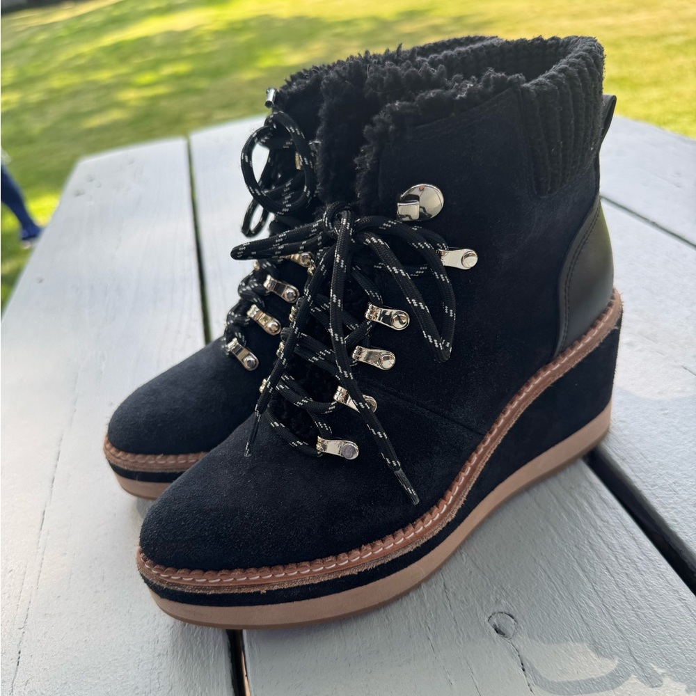 Kate Spade Willow Genuine Shearling Wedge Bootie 
S/ 7.5 - Picture 10 of 17